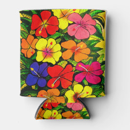 Hibisken-Farbwiedergabe Dosenkühler