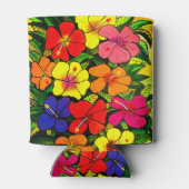 Hibisken-Farbwiedergabe Dosenkühler (Rückseite)