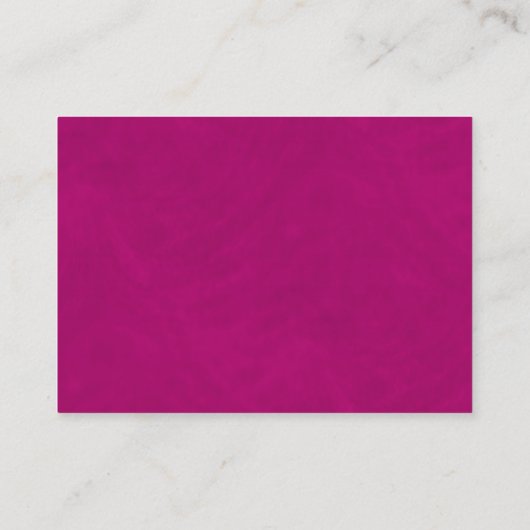 Hibisken Fuchsia Mini Wedding Gift Registry Begleitkarte (Rückseite)