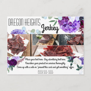 Hibisken für Visitenkarten-Werbekarte mit Postkarte