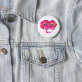 Hibisken mit Lächeln - Rosa Button (Beispiel)