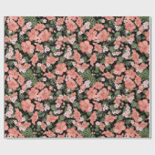 Hibisken Muster Geschenkpapier (Flach)
