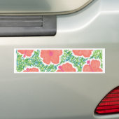 Hibisken Pop Art Pattern Autoaufkleber (Auf Auto)