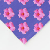 Hibisken Sommerwind,_ Fleecedecke (Ecke)