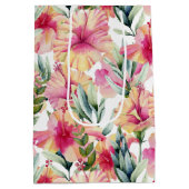 Hibisken Summer Garden Mittlere Geschenktüte (Rückseite)