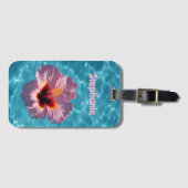 Hibisken Summer Gepäckanhänger (Vorderseite (Horizontal))