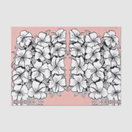 Hibisken-Tissue-Papier Seidenpapier