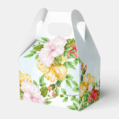 Hibisken Tropenflora Geschenkschachtel (Rückseite)