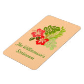 Hibisken-Türmarkierer Magnet (Linke Seite)