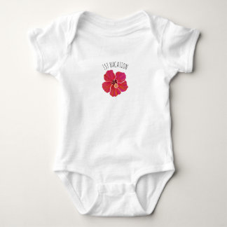 Hibiskus 1. Urlaub Baby Shirt