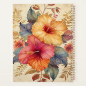 Hibiskus 20XX Klassischer Spiralplaner Digitale Ku Planer (Rückseite)