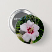 Hibiskus Abzeichen Button (Vorne & Hinten)