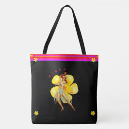 Hibiskus - (Aloha/Hawaii, Vorderseite, Carry all Tasche