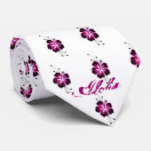 Hibiskus Aloha Krawatte (Gerollt)