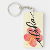 Hibiskus-Aloha Schlüsselanhänger (Vorderseite)