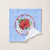 Hibiskus auf Eis Badhandtuch Set (Waschlappen)