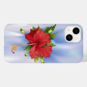 Hibiskus auf Eis Case-Mate iPhone Hülle (Rückseite (Horizontal))