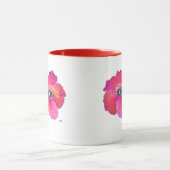 Hibiskus Augen - Rosa Tasse (Zentrum)