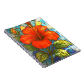 Hibiskus aus Hartglas Notizblock (Rechte Seite)