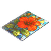 Hibiskus aus Hartglas Notizblock (Linke Seite)