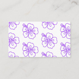 Hibiskus Batik Muster Pono Villen tropisch Visitenkarte