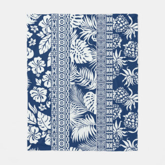 Hibiskus, Blätter: hawaiianische Tapete. Fleecedecke