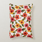 Hibiskus Bloom Bliss Dekokissen (Vorderseite(Vertikal))
