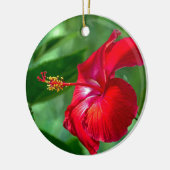 Hibiskus Blossom Keramik Ornament (Links)