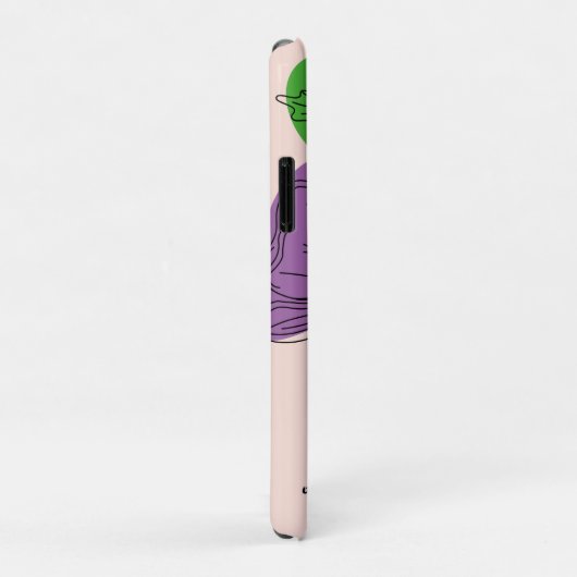 Hibiskus Blume Art Case-Mate iPhone Hülle (Hinten/Rechts)