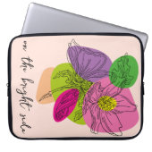 Hibiskus Blume Art Laptopschutzhülle (Vorderseite)