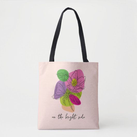 Hibiskus Blume Art Tasche (Vorderseite)