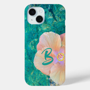 Hibiskus-Blume auf Türkiswasser Samsung S9 Case-Mate iPhone Hülle