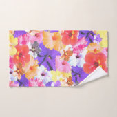 Hibiskus-Blume aus Hartglas Handtuch (Handtuch)