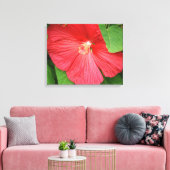 Hibiskus Blume Bright Magenta Leinwanddruck (Insitu (Wohnzimmer))