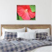 Hibiskus Blume Bright Magenta Leinwanddruck (Insitu (Schlafzimmer))