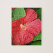 Hibiskus Blume Bright Magenta Puzzle (Vertikal)
