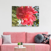 Hibiskus Blume drucken @3Typs1life Leinwanddruck (Insitu (Wohnzimmer))