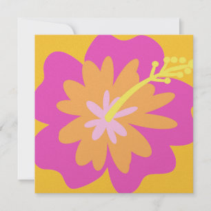 Hibiskus Blume Einladung