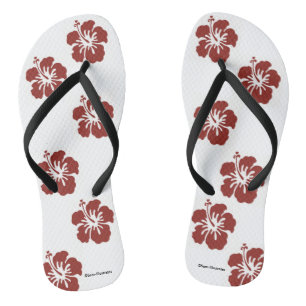 Hibiskus-Blume Flip Flops Badesandalen