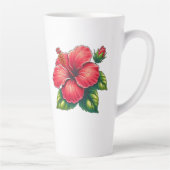 Hibiskus Blume Groß Milchtasse (Rechts)