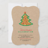 Hibiskus Blume Kraft Tropisches Weihnachtsfest Par Einladung (Vorderseite)