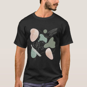 Hibiskus Blume Minimalistische Frauen Abstrakt Boh T-Shirt