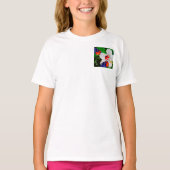 Hibiskus-Blume mit 2 Tiger Basic Dark T - Shirt (Vorderseite)