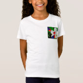 Hibiskus-Blume mit 2 Tiger Basic Dark T - Shirt (Vorderseite)