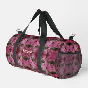 Hibiskus-Blume Multipliziert Vintage Personalisier Duffle Bag