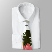 Hibiskus-Blume ohne Schmutz Rosa Krawatte (Gebunden)