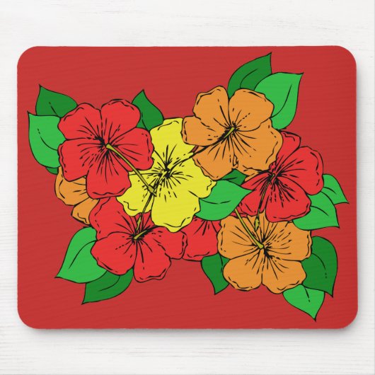 HIBISKUS BLUME ROY MOUSEPAD (Vorne)