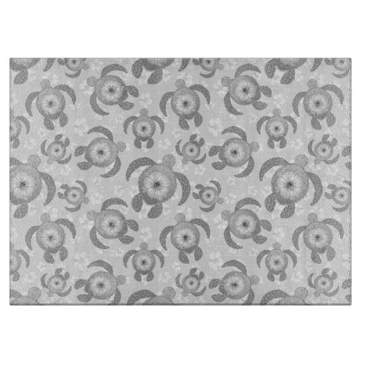 Hibiskus Blume Schneidebrett (Vorderseite)