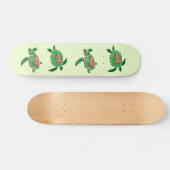 Hibiskus Blume Skateboard (Horizontal)