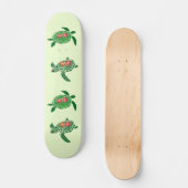 Hibiskus Blume Skateboard (Vorderseite)
